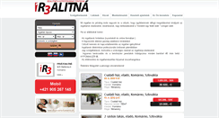Desktop Screenshot of ingatlan.prvarealitna.sk